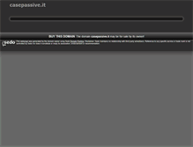 Tablet Screenshot of casepassive.it